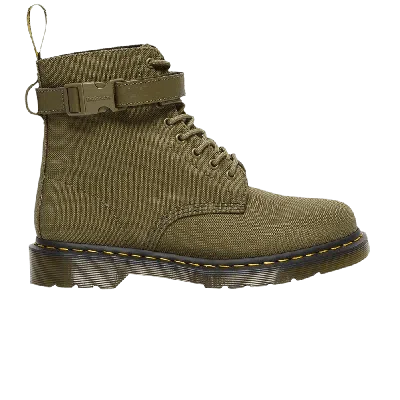 Pre-owned Dr. Martens Futura Laboratories X 1460 'olive' In Green