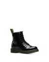 Dr. Martens' Girls' Delaney Combat Boots - Big Kid In Black