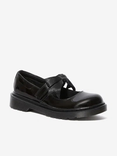 Dr. Martens Kids' Dr Martens Girls Maccy Ii Patent Leather Mary Jane Shoes In Black