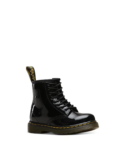 Dr. Martens' Kids' Girls' Patent Leather Boots - Toddler In Black