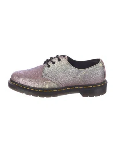 Pre-owned Dr. Martens Glitter Oxfords In Pink