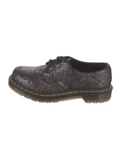 Pre-owned Dr. Martens Glitter Patterned Sneakers In Metallic/purple