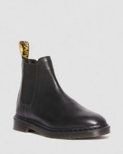 Dr. Martens Graeme Analine Leather Chelsea Boots In Black