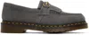 DR. MARTENS' GRAY ADRIAN SNAFFLE LOAFERS