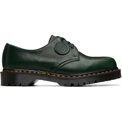 Dr. Martens Green 1461 Made In England Buckingham Leather Derby Shoes