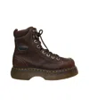 Dr. Martens 8-eye Buzz Leather Ankle Boot In Brown