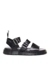 Dr. Martens' Gryphon Brando Strappy Sandals In Black