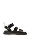 Dr. Martens Gryphon Atlas Leather Gladiator Sandals In Black