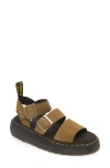 Dr. Martens' Gryphon Quad Sandal In Olive