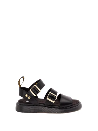 Dr. Martens `gryphon` Strap Sandals In Black