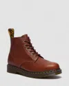 Dr. Martens 1460 Pascal Ambassador Leather Lace Up Boots In Braun