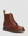 Dr. Martens 1460 Pascal Ambassador Leather Lace Up Boots In Braun