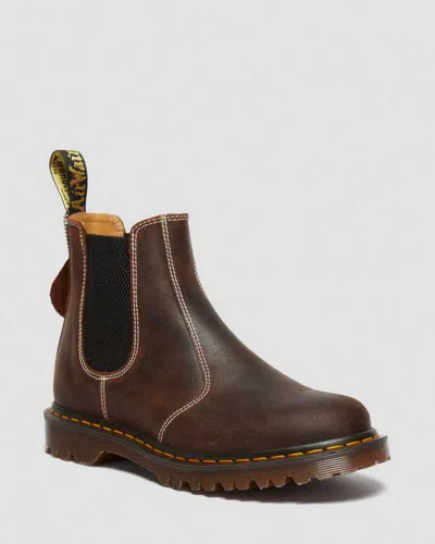 Dr. Martens Herren 2976 Made In England Leder Chelsea Stiefel In Braun