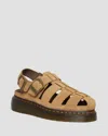 Dr. Martens Herren Wrenlie Bronx Wildleder Fisherman Sandalen In Bräunen/braun