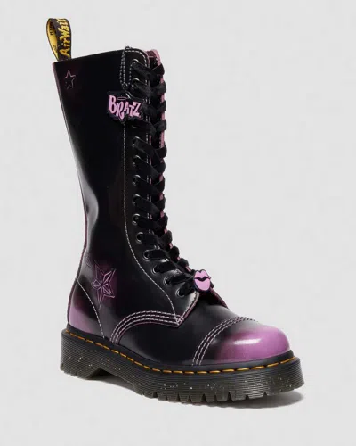 Dr. Martens' Leder 1b99 Bratz Bex Hohe Stiefel In Purple