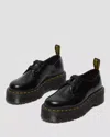 Dr. Martens' Holly 25234001 Women's Black Buttero Leather Platform Shoes Jobb1553 In Black