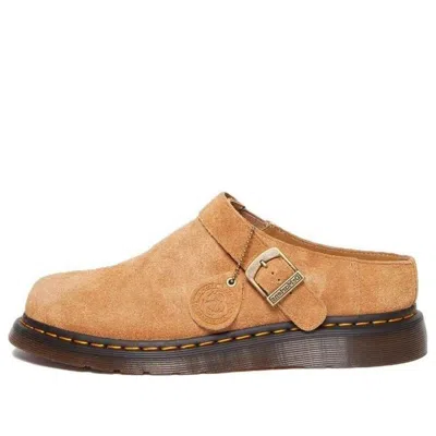 Dr. Martens Isham Desert Oasis Suede Mules 'sand Tan' In Multi