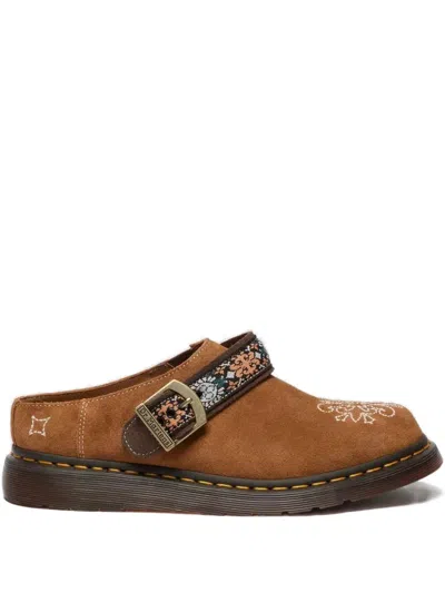 Dr. Martens' Isham "natural Tan" Mules In Brown