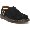 Dr. Martens' Black Isham Desert Oasis Suede Mules In Black