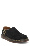Dr. Martens' Black Isham Desert Oasis Suede Mules In Black