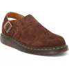 Dr. Martens' Dr. Martens Isham Slingback Clog In Dark Brown Desert Oasis Suede