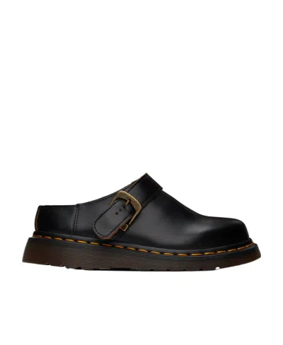 Dr. Martens Isham Vintage Slingback Loafers In Black
