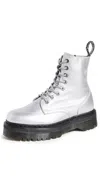Dr. Martens' Dr. Martens Jadon Platform Boot In Silver Metallic