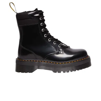 Pre-owned Dr. Martens' Dr. Martens Jadon 2 Hardware Buttero Leather Platform Boot 'black' | Men's Size 6