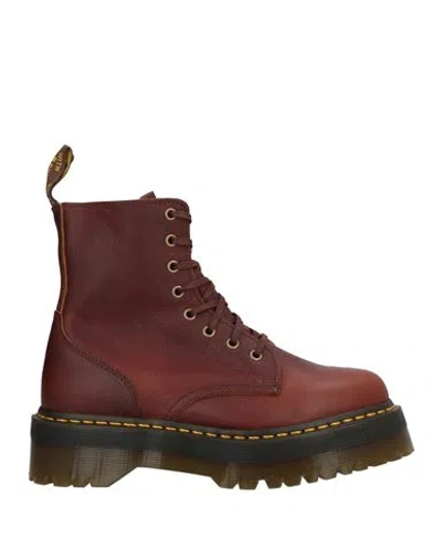 Dr. Martens Jadon Ambassador Man Ankle Boots Burgundy Size 9 Leather