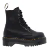 Dr. Martens' Dr. Martens Woman Ankle Boots Black Size 7 Textile Fibers In Black
