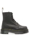 Dr. Martens' 40mm Jadon Hi Polished Leather Boots In Black