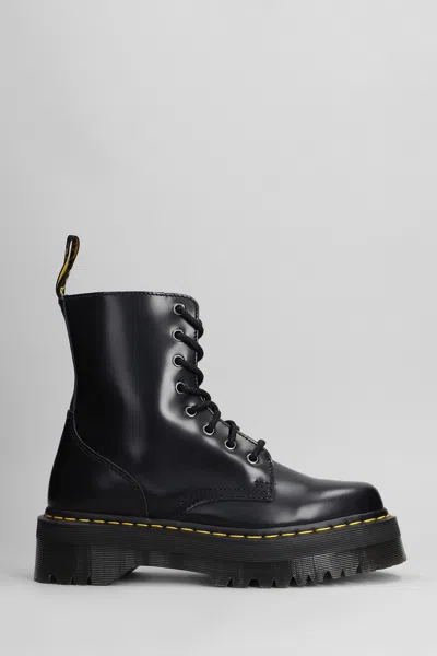 Dr. Martens Jadon Pisa 8-eye Platform Boots In Black