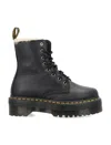 Dr. Martens' Dr. Martens "jadon" Combat Boots In Black