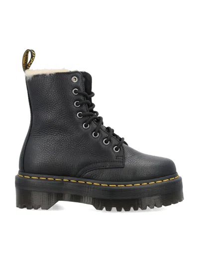 DR. MARTENS' JADON FAUX FUR LINED PLATFORM BOOTS