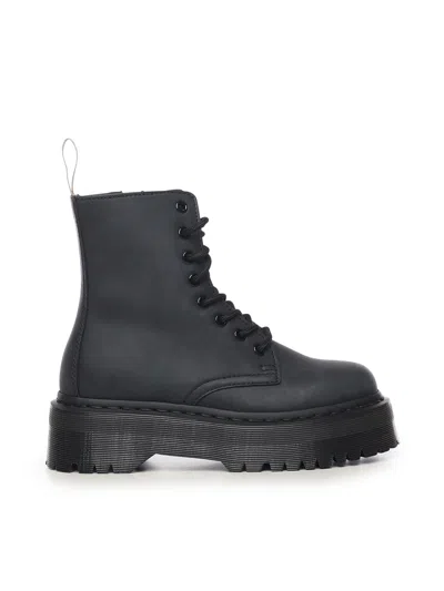 Dr. Martens Jadon Ii Mono Vegan Platform Boots In Black