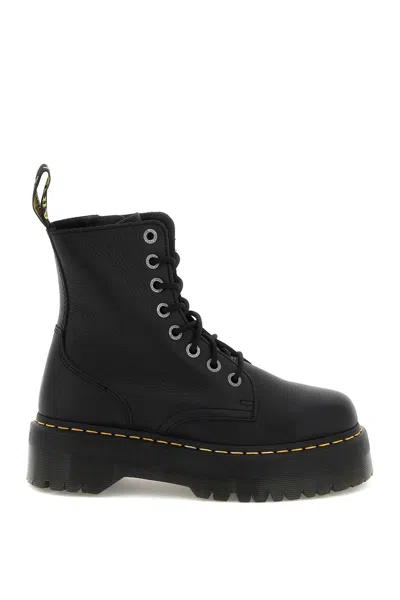 Dr. Martens' Shriver Hi Wyoming Heeled Ankle Boots In Black