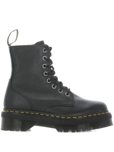 Dr. Martens Jadon Iii Platform Lace-up Boots In Black