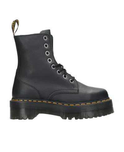 Dr. Martens Jadon Pisa Thick-soled Boots In Black