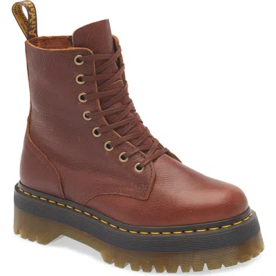 Dr. Martens Jadon Platform Boot In Brown