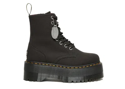Pre-owned Dr. Martens' Jadon Platform Xgirl Canvas (women's) Sneakers In Black