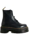 Dr. Martens Jadon Smooth Platform Lace-up Combat Boots In Multi
