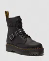 Dr. Martens' Jadon Spike Leather Platform Boots In Black