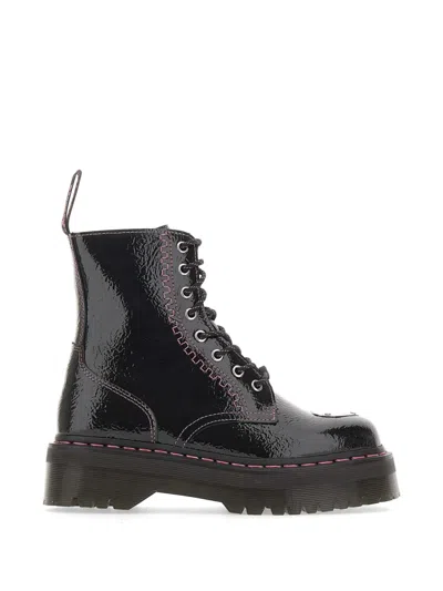 Dr. Martens Jadon Tp Heart-plaque Platform Boots In Black