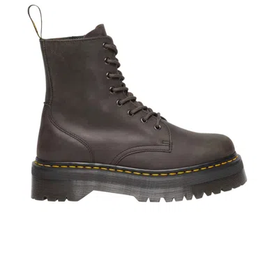 Pre-owned Dr. Martens' Dr. Martens Jadon Waxy Leather Platform Boot 'burnished Waxy' | Brown | Men's Size 5