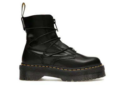 Pre-owned Dr. Martens' Jarrick Ii Laced Leather Platform Boot Sneakers In Black/smooth Paris