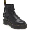 Dr. Martens Jarrick Ii Platform Boot In Black Smooth/paris