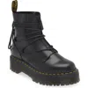 Dr. Martens Jarrick Ii Platform Boot In Black Smooth/paris
