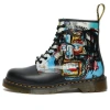 Dr. Martens Jean-michel Basquiat X 1460 'untitled' In Black