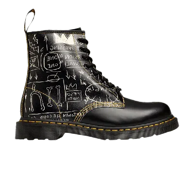 Pre-owned Dr. Martens Jean-michel Basquiat X Wmns 1460 'beat Bop' In Black