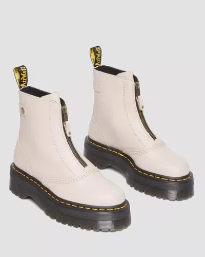 Dr. Martens Jetta 27656348 Boot Women Pink Leather Zip Front Platform Gal1131
